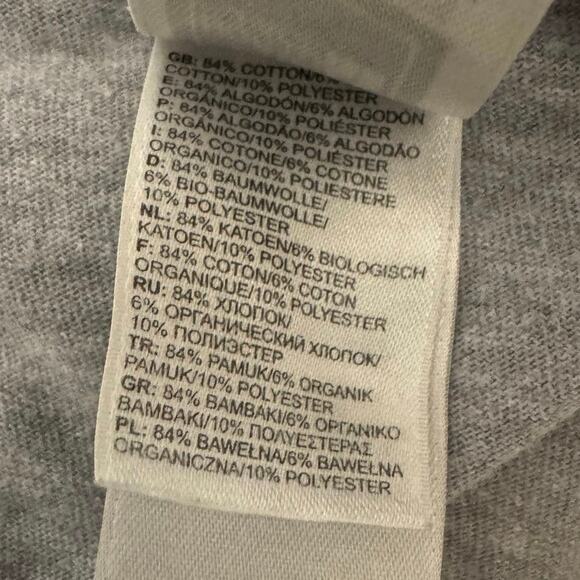 The North Face Mens Gray XL  Mountain Logo Short Sleeve Crew Neck T-Shirt - Picture 3 of 4